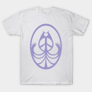 Peace, Love, and Peacocks (Purple) T-Shirt